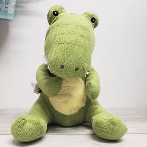 Baby Aspen Stuffed Animal Plush Croc In Socks Baby Rattle Soft Lovey